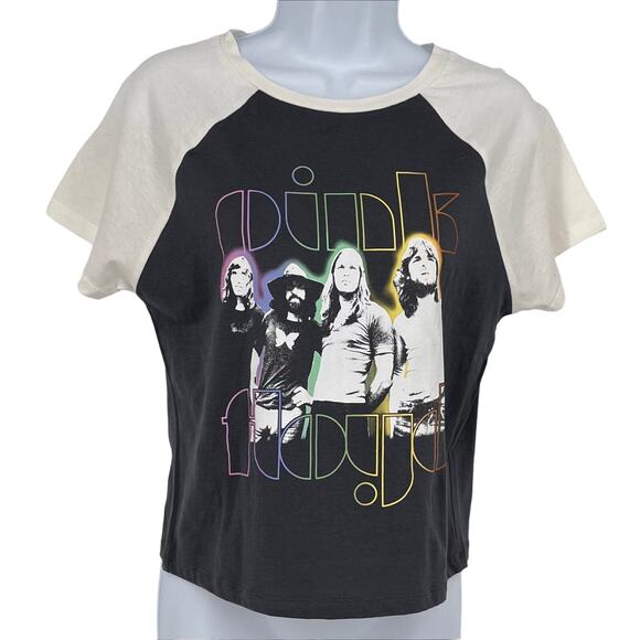 Grayson Threads Pink Floyd Crop Tee Shirt in Large - Picture 1 of 8